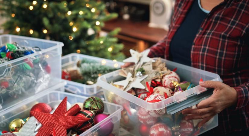 5 tuti tipp a karácsonyi dekorációk elpakolásához, hogy a következő ünnepi szezonban minden rendben legyen