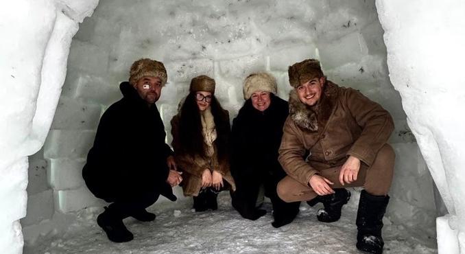 Nap képe: 3,5 méteres iglut épített egy gépészmérnök-hallgató