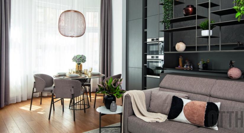 Semleges tónusok, drámai hangsúlyok: felejthetetlen olasz design 96 m2-en