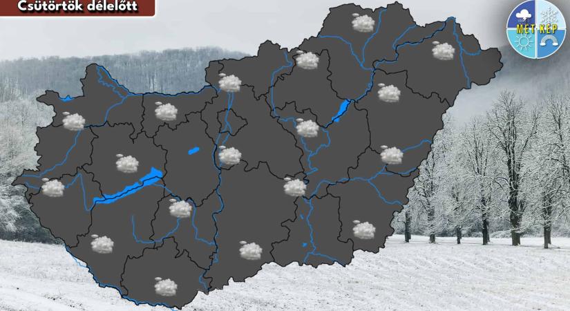 Borult, ködös lesz az idő