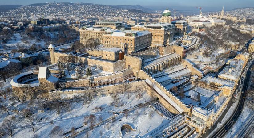 Mesebeli látványt nyújt a hófödte Magyarország - Galéria madártávlatból