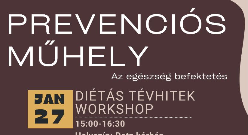 “Diétás tévhitek” – interaktív workshop Cseh Boglárka dietetikussal