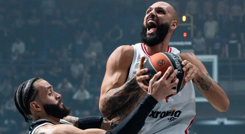 Euroliga: az Olympiakosz kiütötte a Partizant Belgrádban