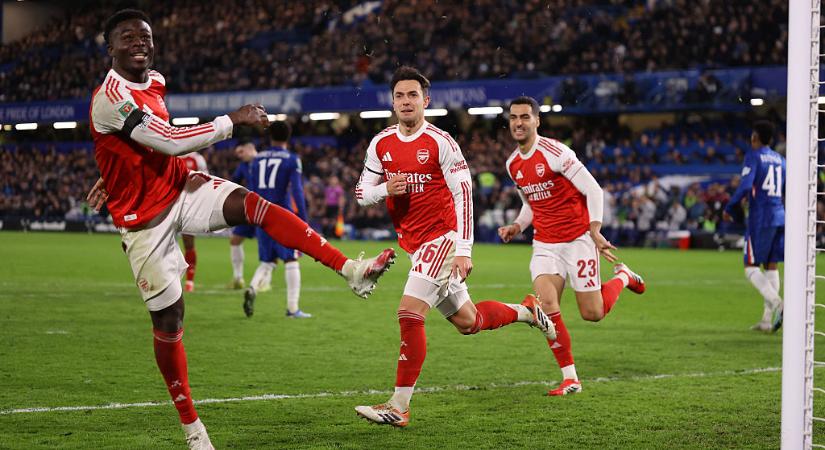 Angol Ligakupa: az Arsenal idegenben verte a Chelsea-t! – videóval