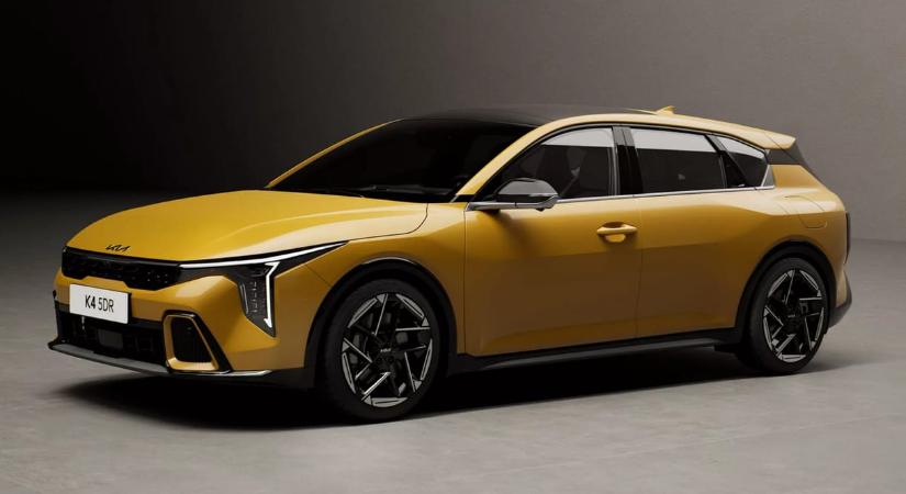 Magyarországon a VW Golfra támadó vadonatúj Kia K4