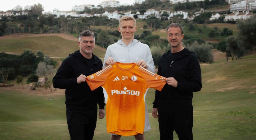 Hivatalos – Hindrich Ottó 2030-ig a Legia Warsawa játékosa