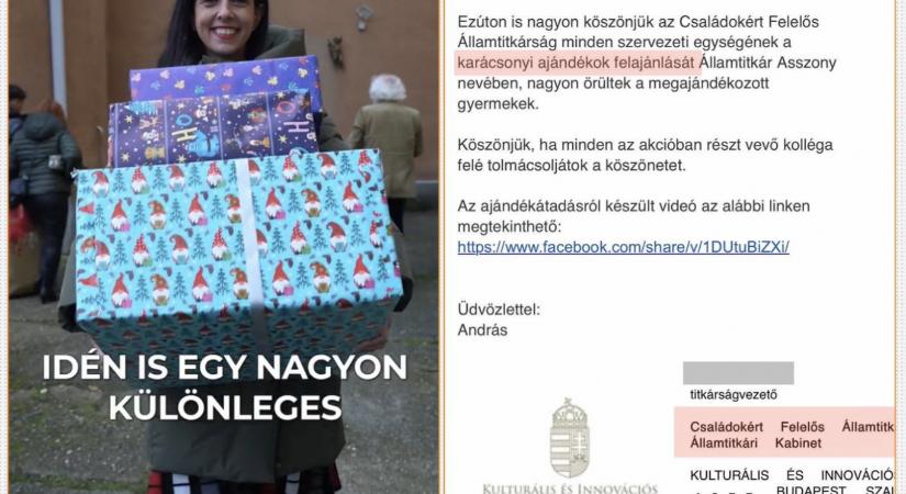 Hadházy: Koncz Zsófia mások adományaival pózolva készített propagandavideót