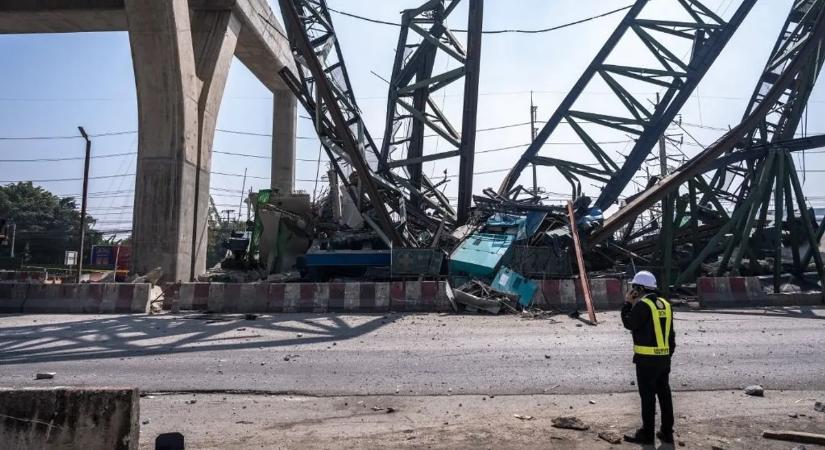 Újabb halálos thaiföldi darubaleset: már 34 áldozat a mérleg