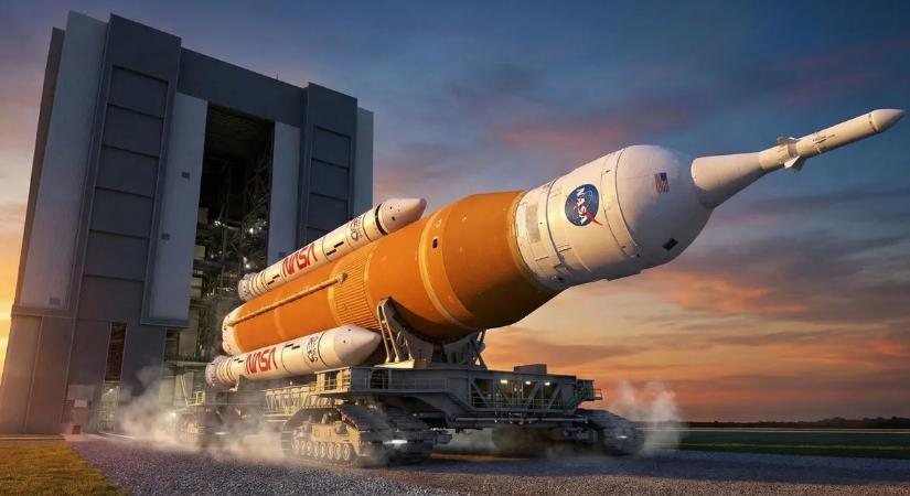 Lélegzet-visszafojtva figyel a világ: brutális gépszörny gördül ki a NASA hangárjából