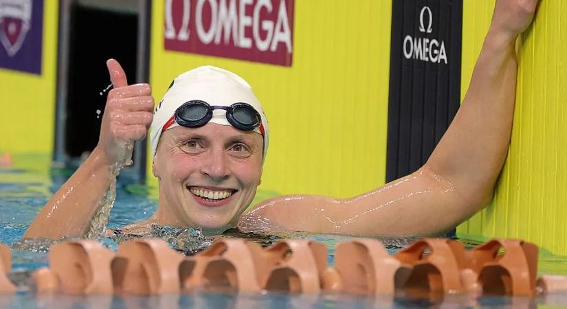 Ledecky minden idők második legjobb idejét úszta 1500 gyorson