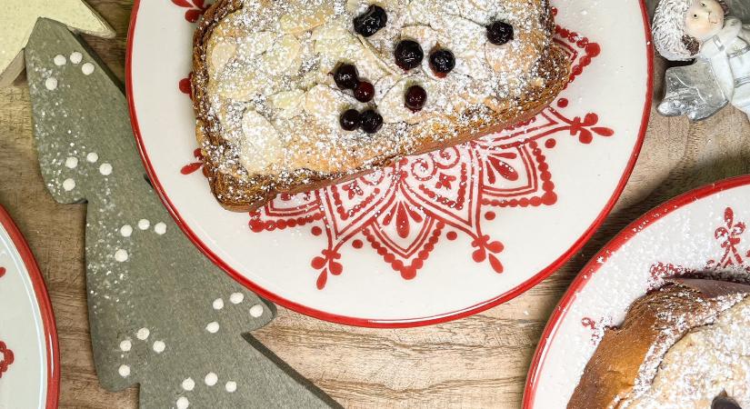 Mandulakrémes kalácsszeletek, avagy bostock