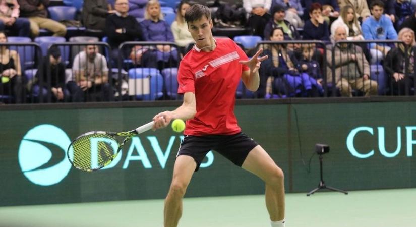 Marozsán Fábián vezérletével készül a magyar válogatott a Davis-kupára