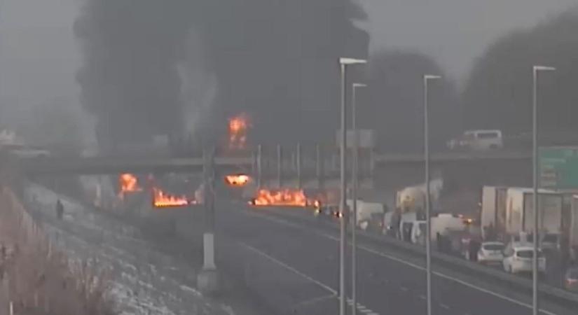 Már halálos áldozata is van a szlovéniai autópályán történt robbanásnak – videó