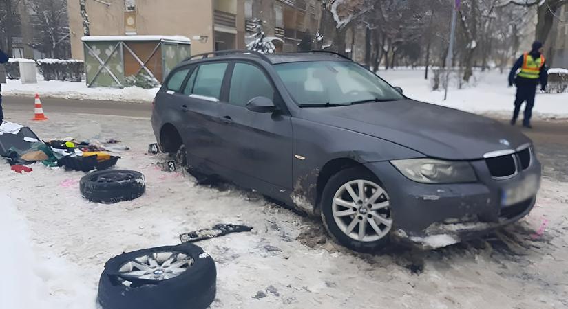 Zsarolással szerzett autóval, bódultan balesetet okozott, majd fizetés nélkül hajtott el a benzinkútról