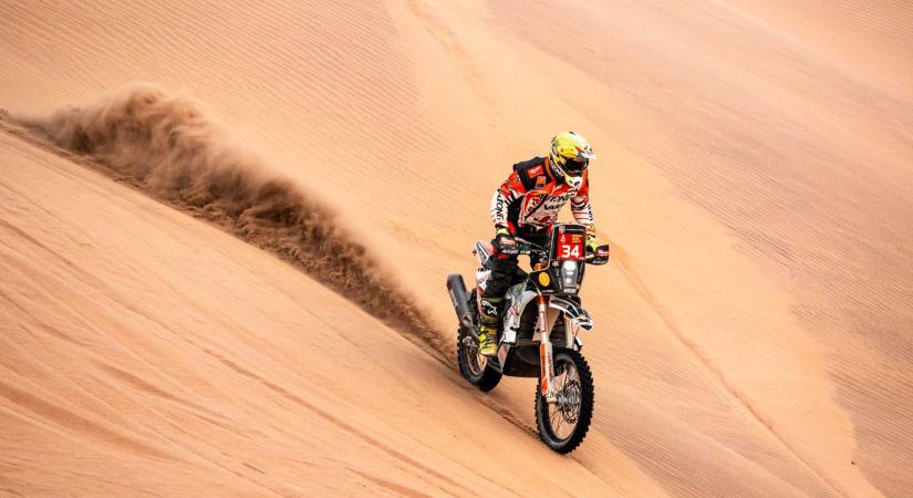 Dakar-rali: Újabb szakasz kipipálva, két nap maradt Gyenes Mani előtt