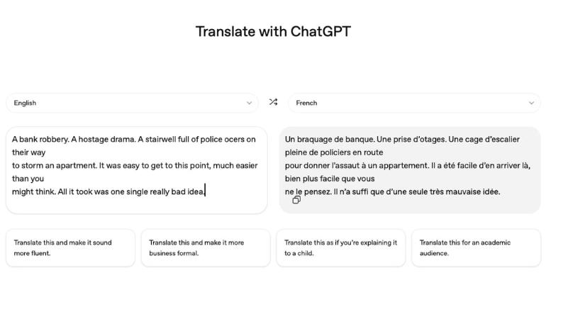 Ez fájhat a Google-nek: itt a ChatGPT saját fordítója