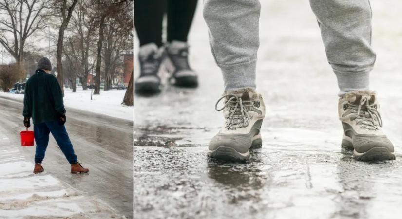 Csúszásveszély! Újra támad az ónos eső, ez lesz a menetrend