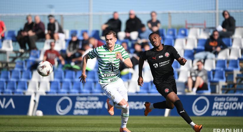 Drámai hajrá a Ferencváros utolsó felkészülési meccsén