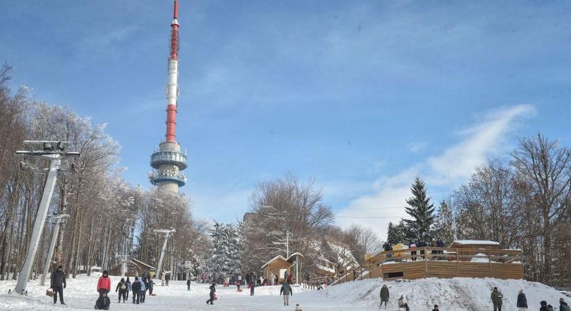 Vége a hótakarónak a Kékes-tetőn? A hőtérkép megdöbbentő változást mutat