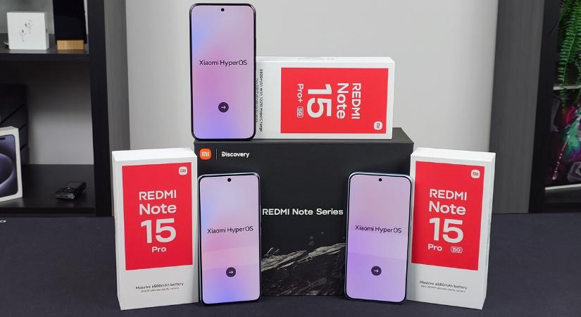 Megjöttek Magyarországra a Redmi Note 15-ök, január 22-től ennyiért kaphatók