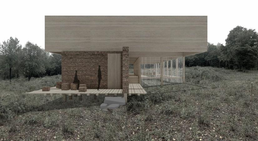 Lepkeház a Mecsekben — Ökoturisztikai pavilon a természet és az ember szimbiózisában – Hegyi Katica diplomaterve