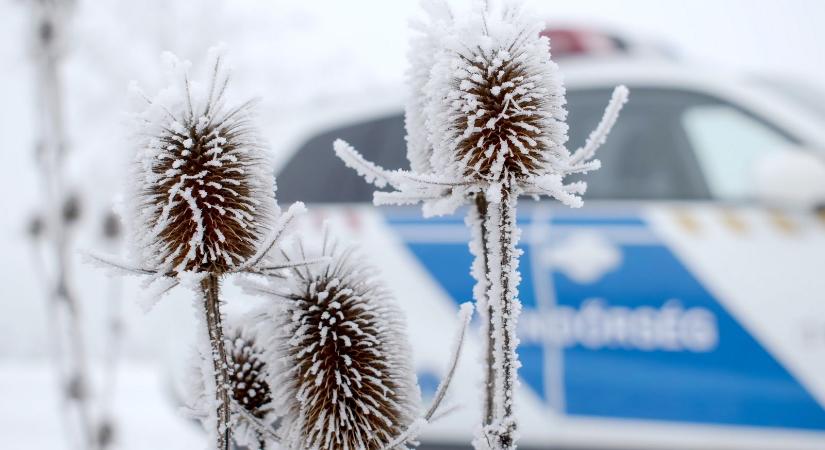 Cipő nélkül feküdt a hóban Tiszapalkonyán