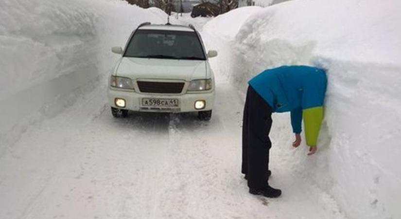 A magyar autósok szemébe röhög a kamcsatkai tél