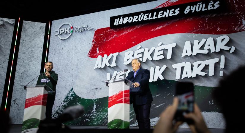 Orbán Viktor emlékeztet: Szombaton Háborúellenes Gyűlés