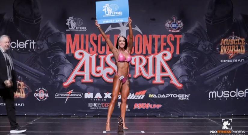 Profi testépítő bajnok vált az anyából egy évvel kisfia születése után