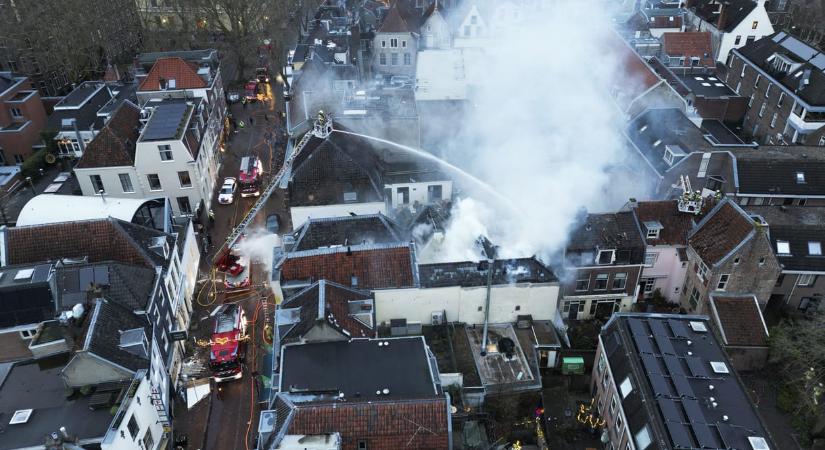 Így néz ki Utrecht történelmi belvárosa a robbanás után, amiben legalább négyen megsérültek