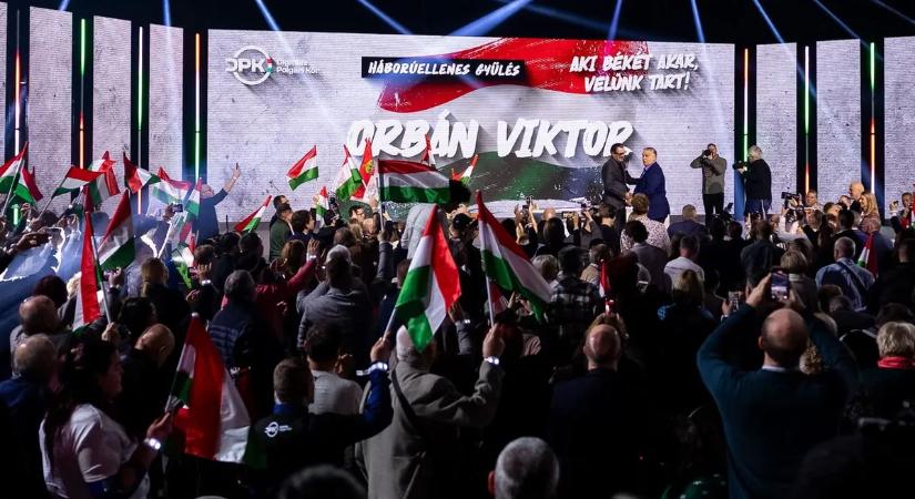 Orbán Viktor: Szombaton újra háborúellenes gyűlés