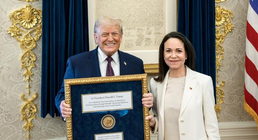 Trump mégis megkapta a Nobel-békedíjat