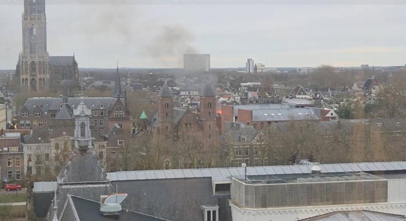 Robbanások történtek és tűz ütött ki Utrecht belvárosában, többen megsérültek