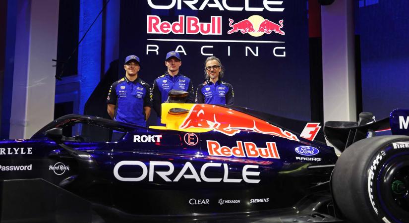 Verstappennek bejön a Red Bull új festése