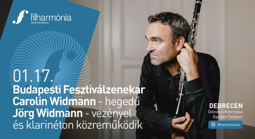 Jörg Widmann Debrecenben: romantika és kortárs zene párbeszéde a Fesztiválzenekarral