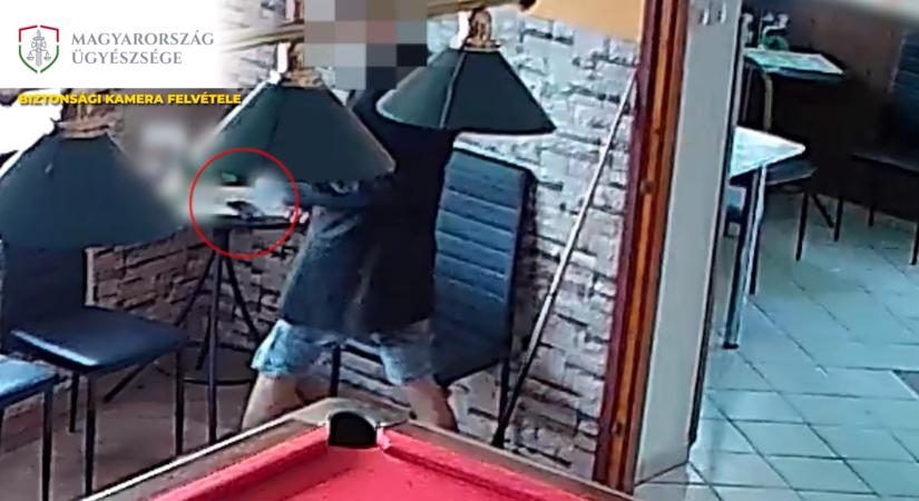 Játékpisztolya tisztogatásával okozott ijedelmet, ezután telefont lopott