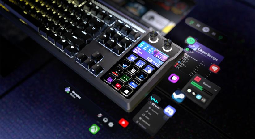 Beépített Stream Deck is lapul a Corsair új mechanikus gamer billentyűzetének fedélzetén