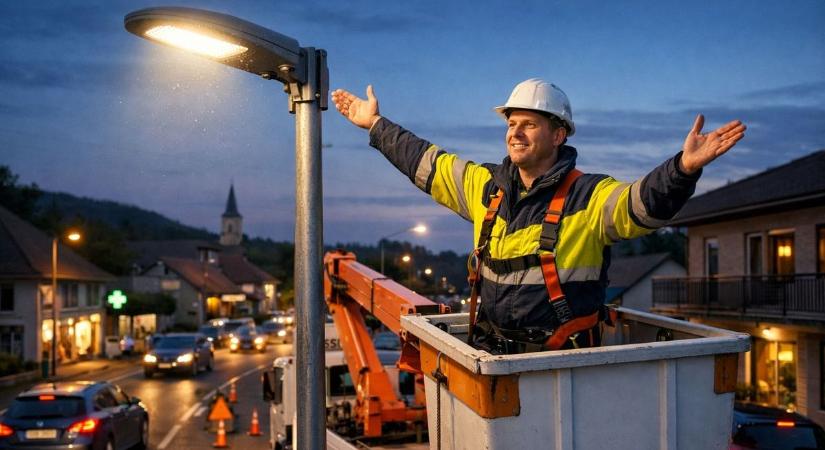 Buksi! Jó lámpa, világít! - Itt zárják le az utakat Kaposváron lámpaokosítás címén