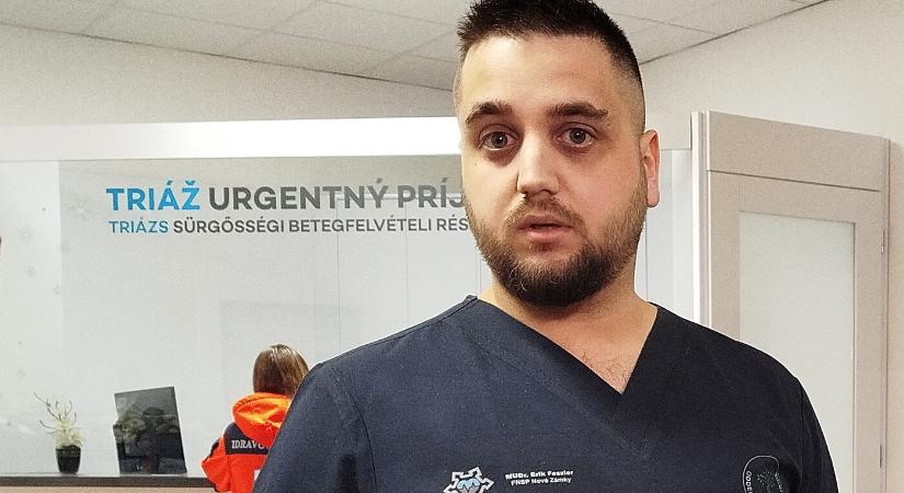 Elszabadult a pokol az érsekújvári ügyeleten: az egyik beteg kést rántott, a másik vasvillával fenyegetőzött