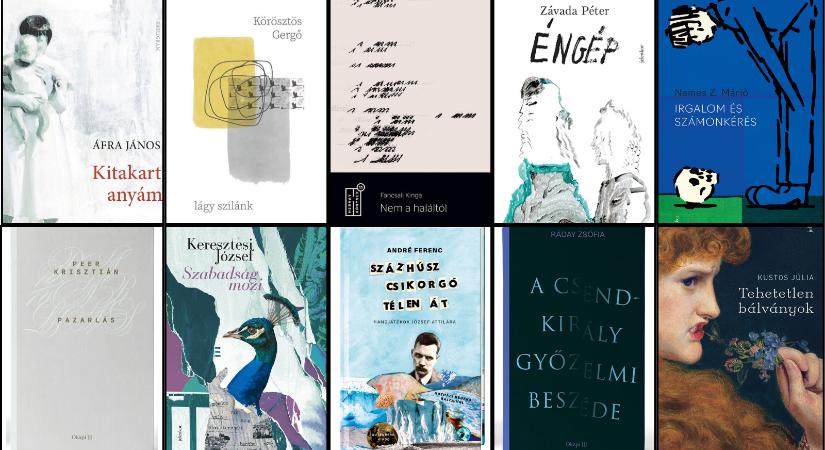 2025 magyar KULTverseskötetei (TOP 10)
