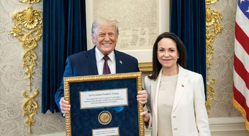 Felajánlotta Nobel-békedíját Trumpnak María Corina Machado – Mi történik Venezuelában?