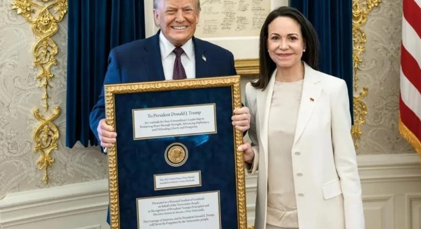 Trump megkapta a Nobel-békedíjat, de nem úgy, ahogy akarta