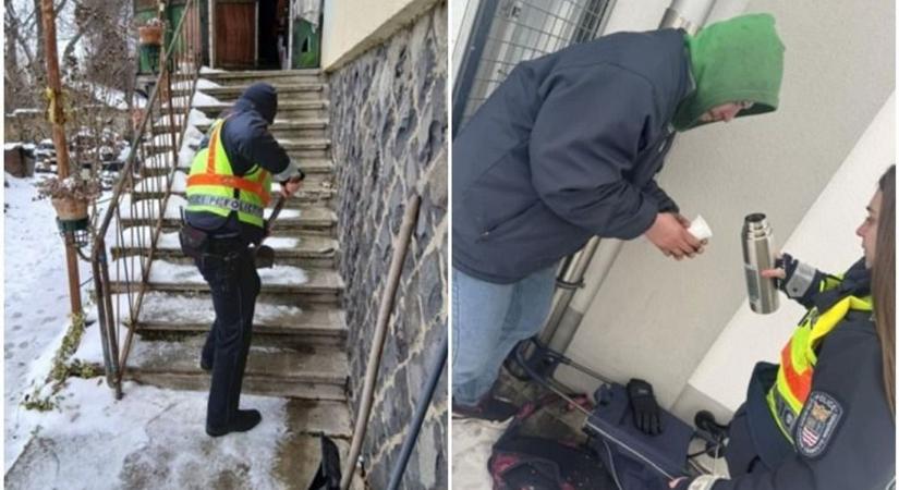 Idős házaspáron és hajléktalanon segítettek a győri rendőrök