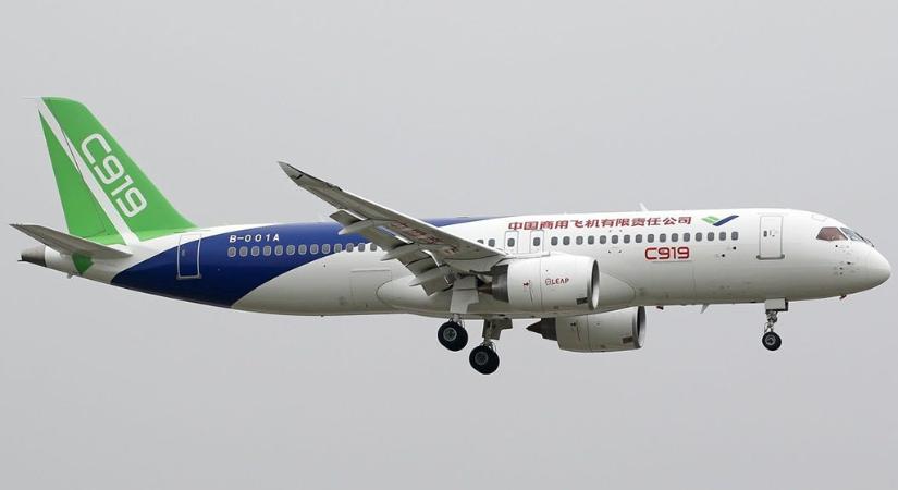 Fontos lépést tett az európai tanúsítás felé a COMAC C919-es