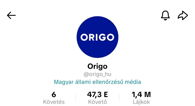 Figyelmeztet a TikTok, hogy a Mandiner, az Origo, a Magyar Nemzet és sok más lap állami ellenőrzésű média