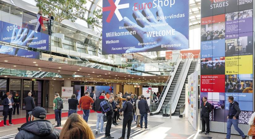 Február 22-én rajtol a EuroShop 2026 Düsseldorfban