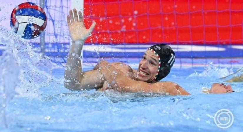 Melós pólósiker Hollandia ellen az Eb-n