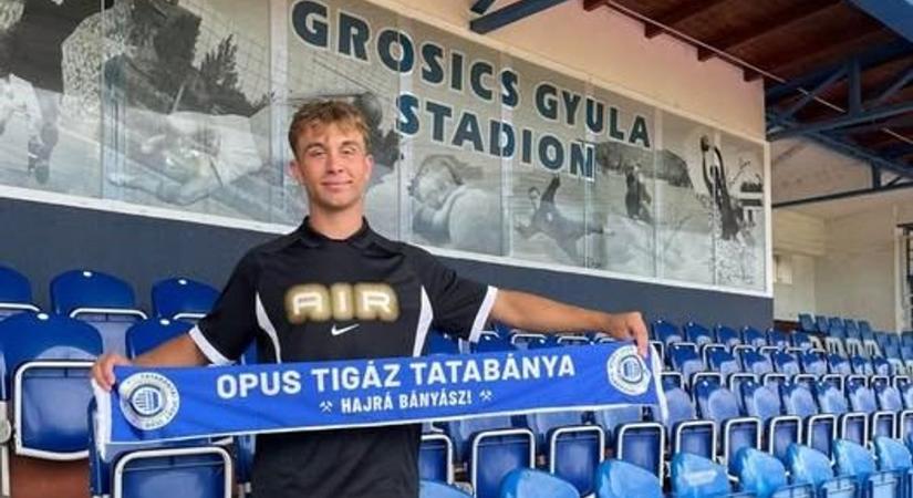 Új kaland vár az OPUS TIGÁZ Tatabánya játékosára – Hadobás Zétény a Tatai AC-nál folytatja