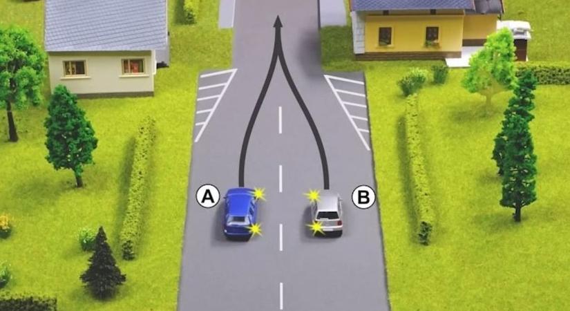 Ez a közlekedési helyzet totálisan megzavarja a sofőröket – te tudod a helyes választ?