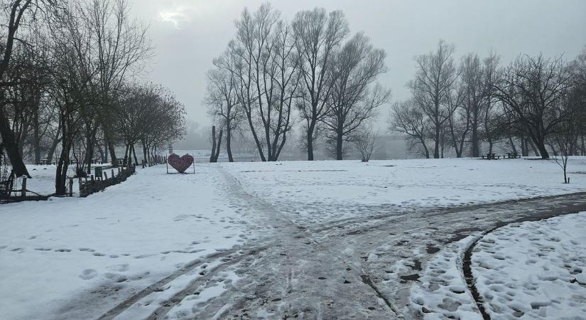 Gyönyörű téli arcát mutatja a Dráva barcsi szakasza